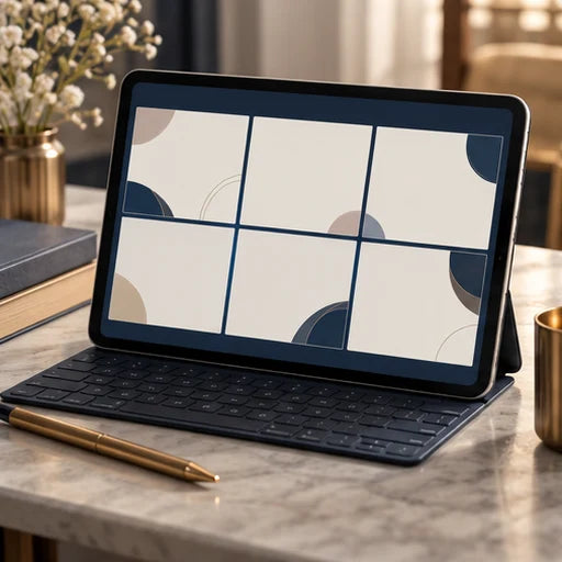Elegant Presentation Templates — illustrative design concept
