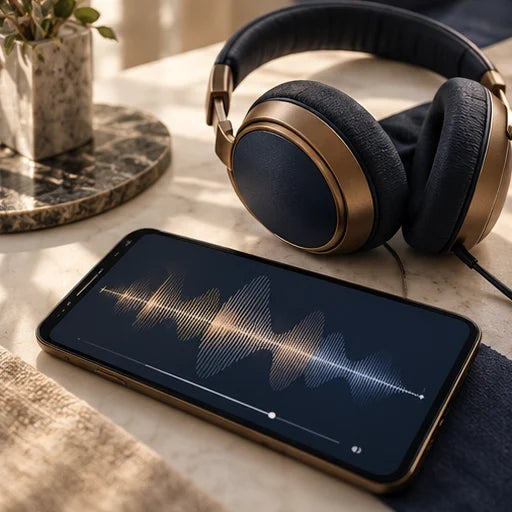 Premium Nasheed &amp; Ambient Tones — illustrative design concept