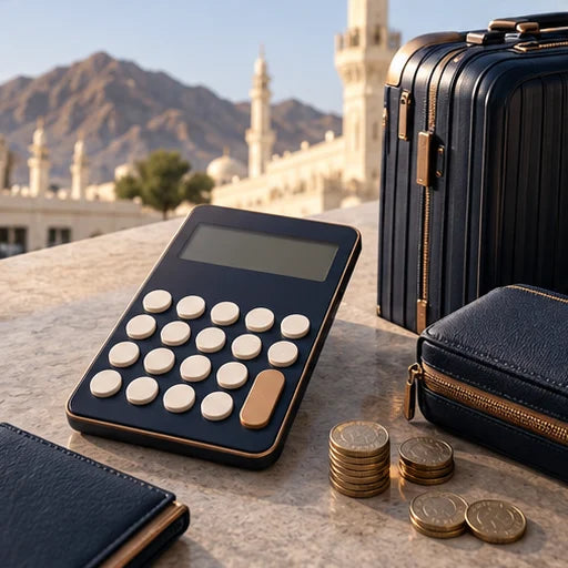 The Hijaz Itinerary &amp; Expense Tracker — illustrative design concept