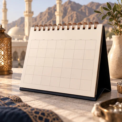 The Sacred Muslim Days Guide — illustrative design concept